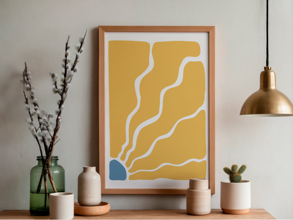Lámina/Poster decorativa Blue Sun