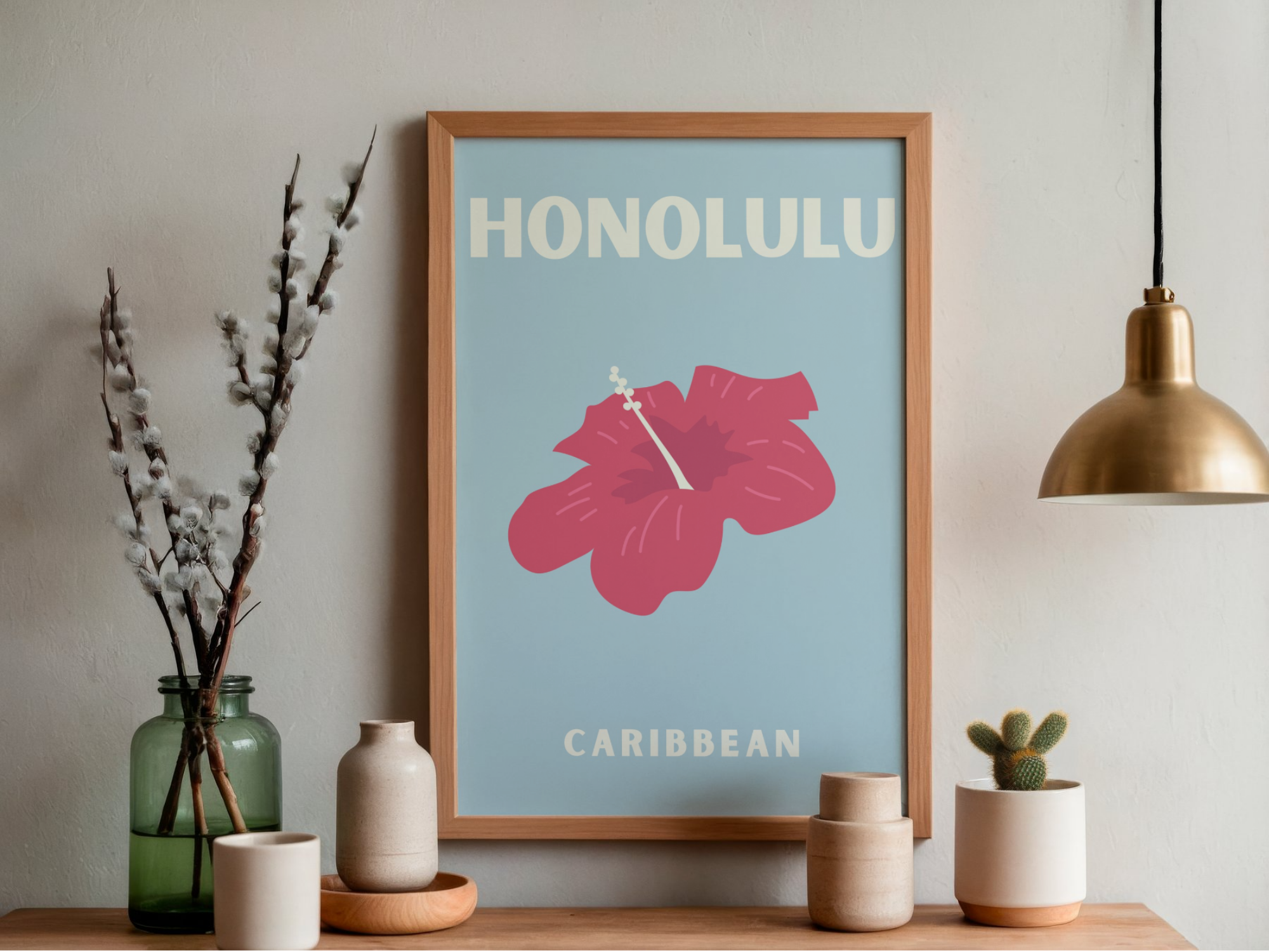 Lámina/Poster decorativa Honolulu