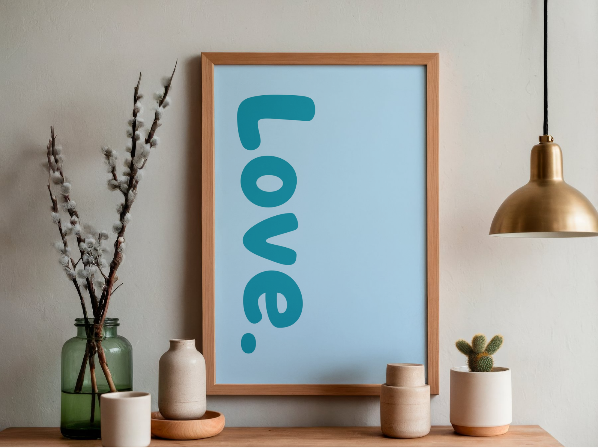 Lámina/Poster decorativa Love
