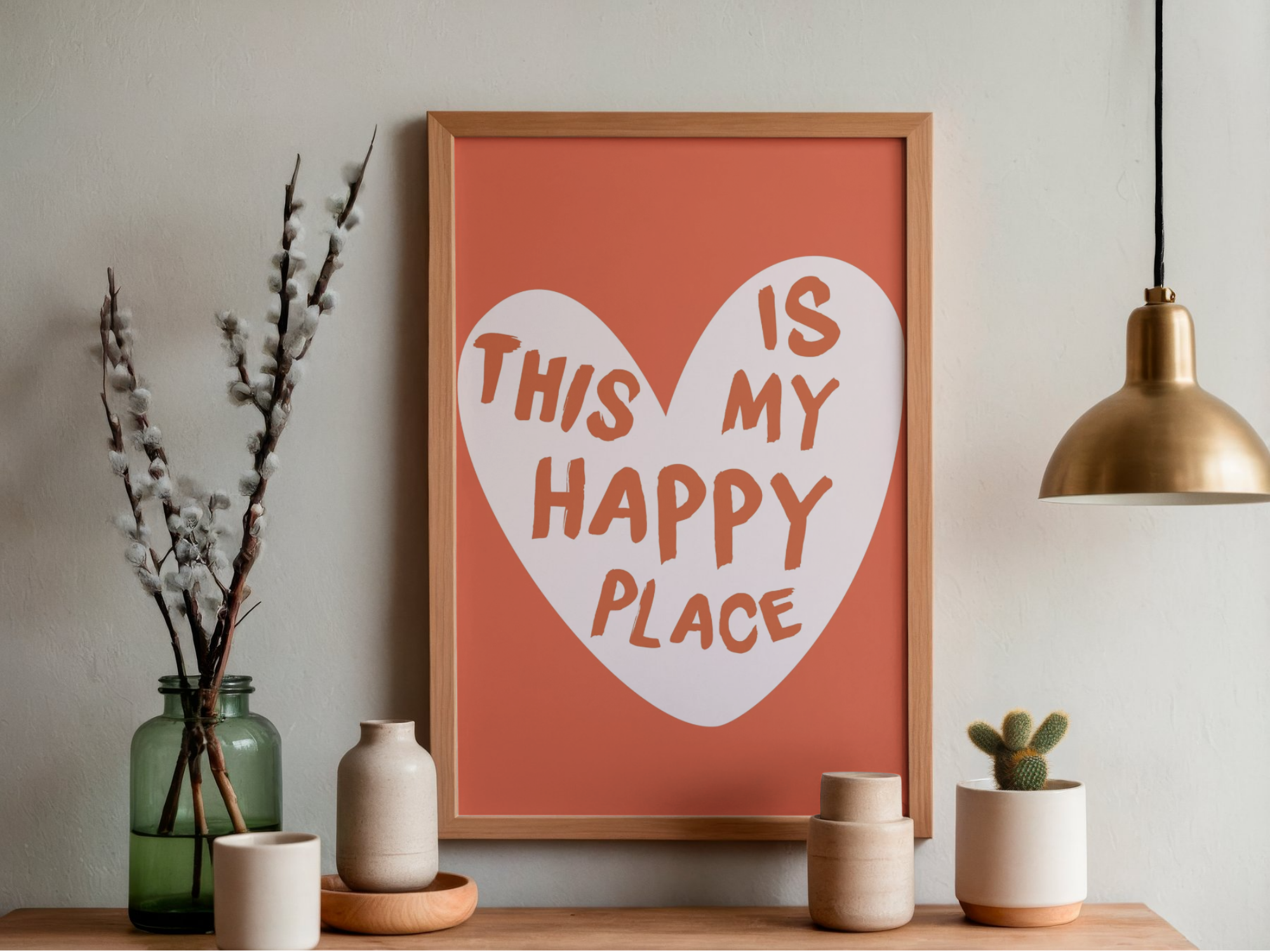 Lámina/Poster decorativa Happy Heart