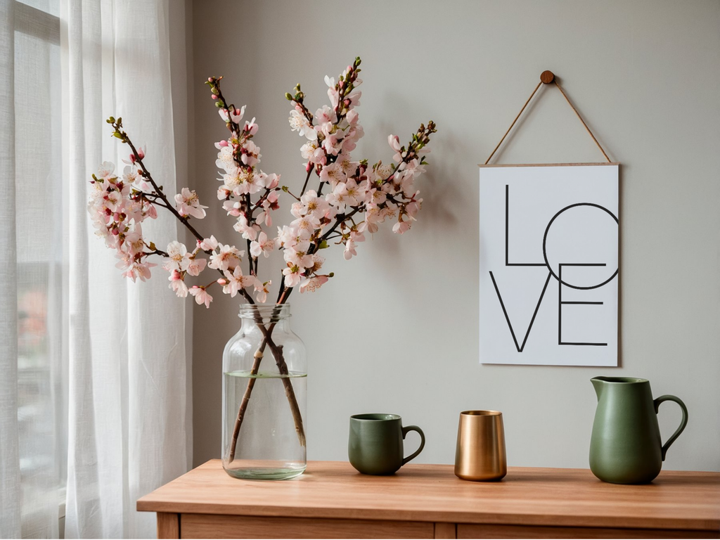 Lámina/Poster decorativa White Love