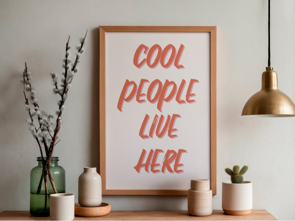 Lámina/Poster decorativa Cool People