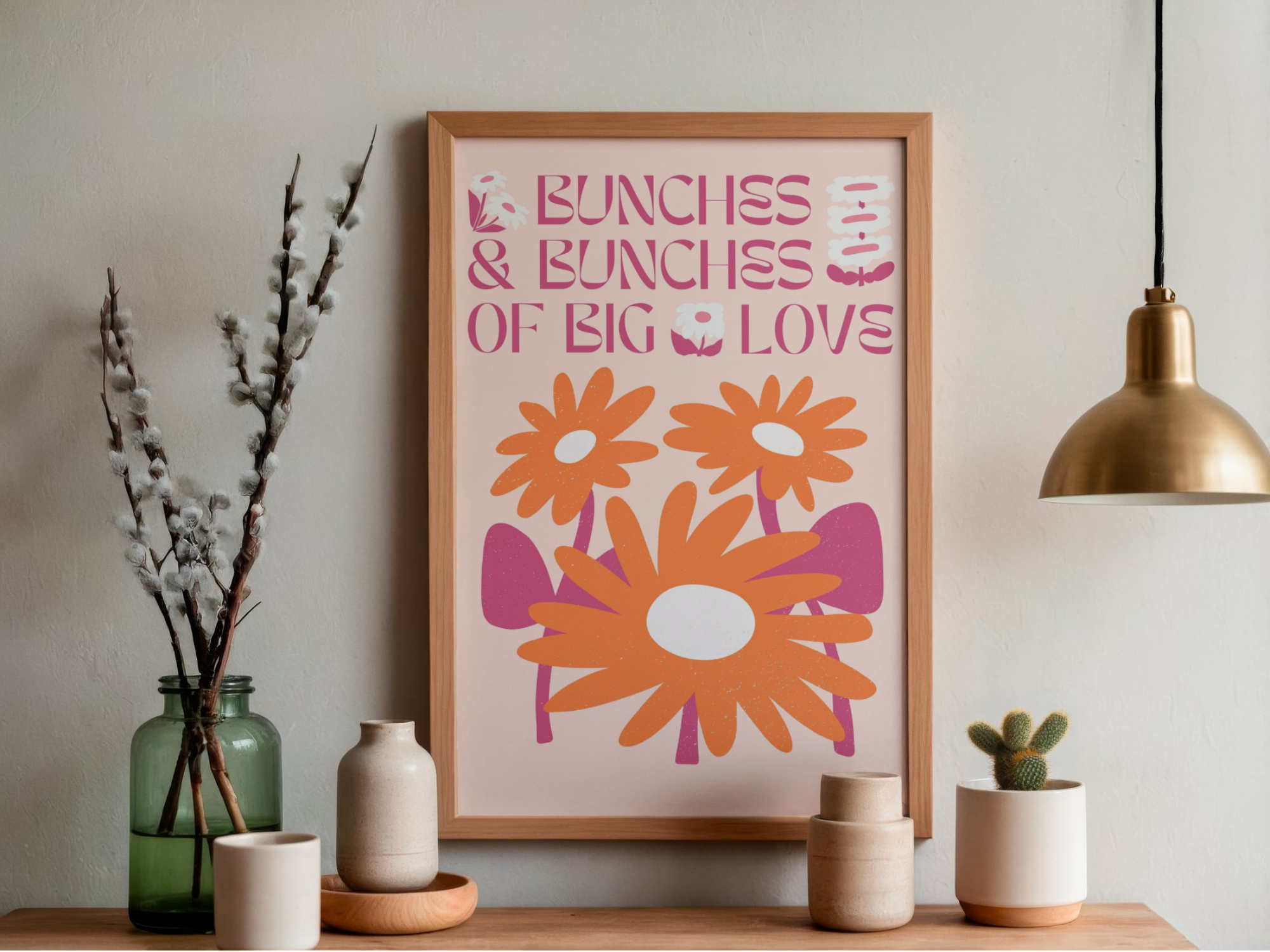 Lámina/Poster decorativa Flowers