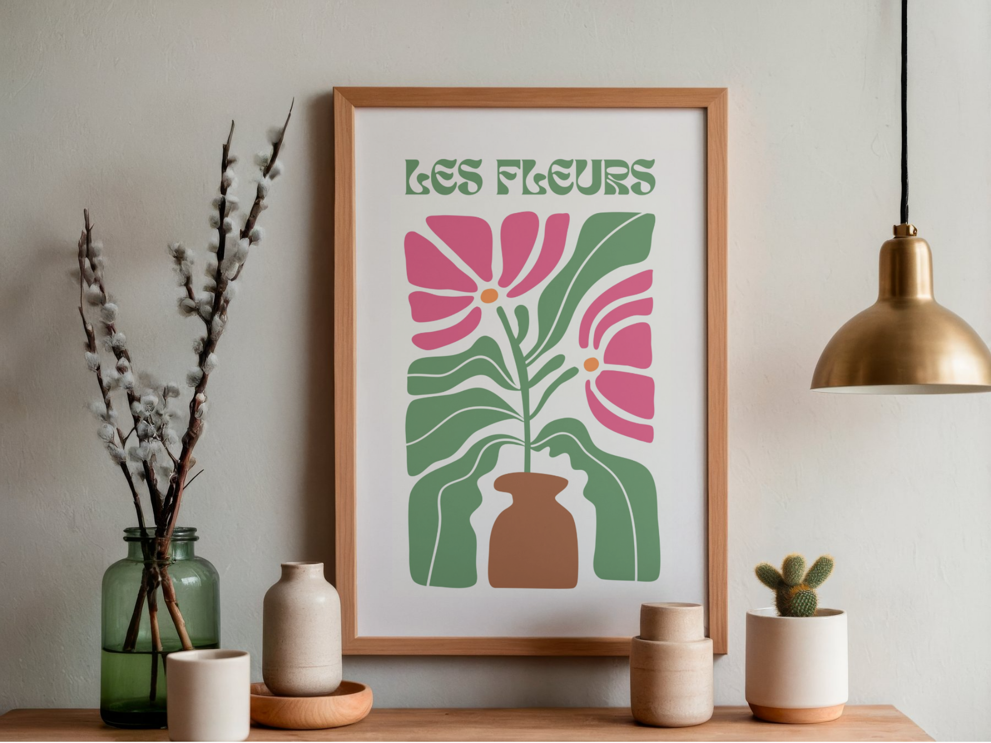 Lámina/Poster decorativa Les Fleurs