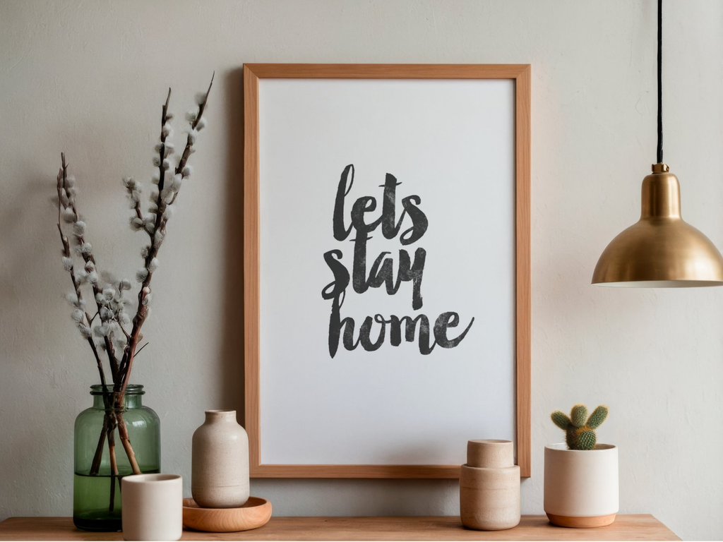 Lámina/Poster decorativa Simple Home