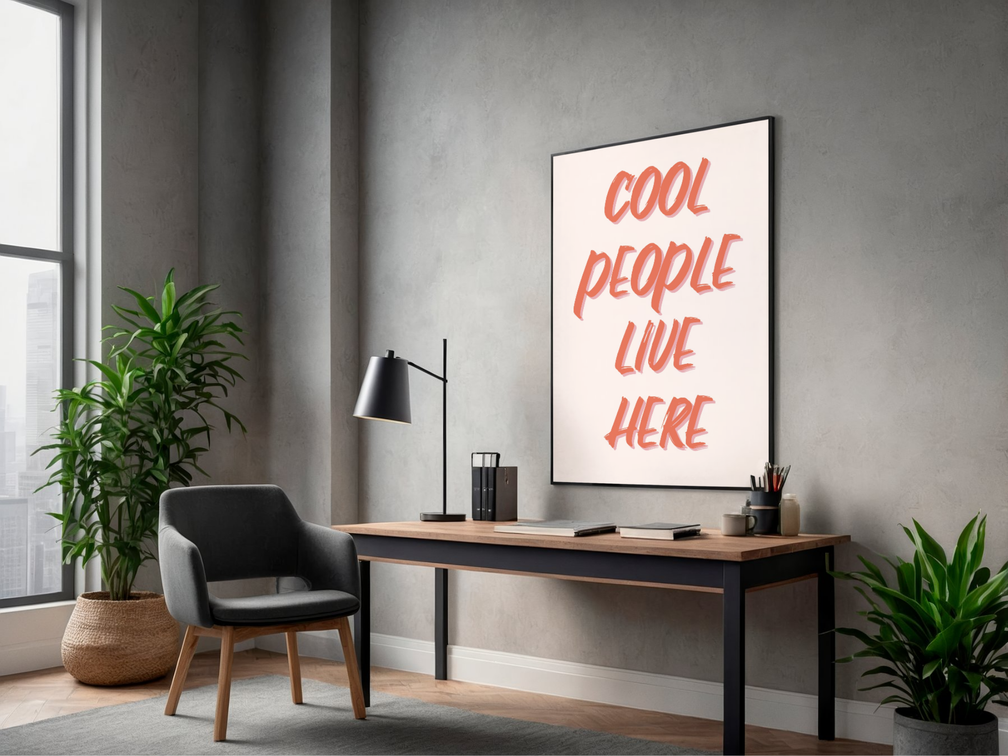 Lámina/Poster decorativa Cool People
