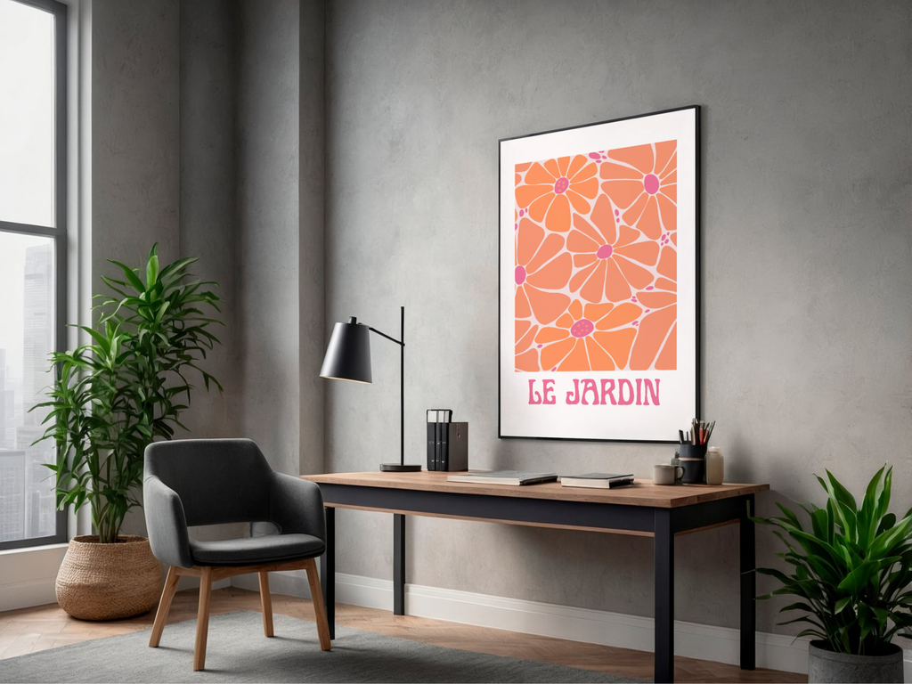 Lámina/Poster decorativa Le Jardin