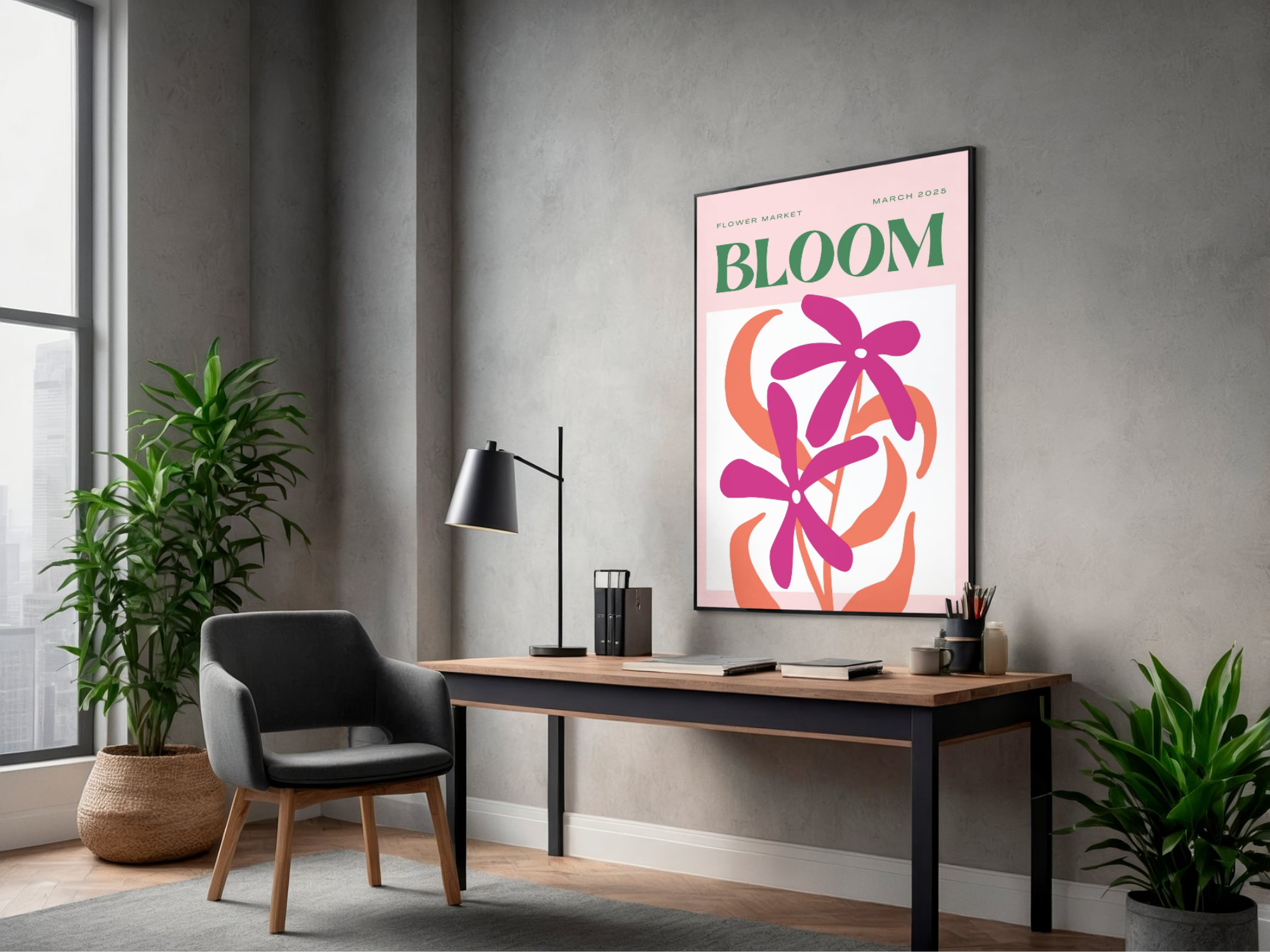 Lámina/Poster decorativa Blooming
