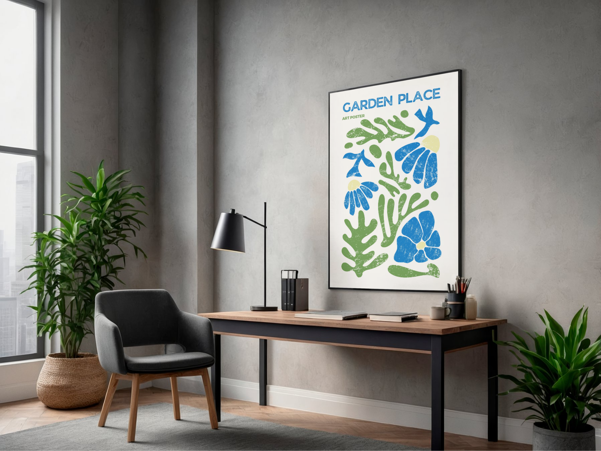 Lámina/Poster decorativa Garden Place