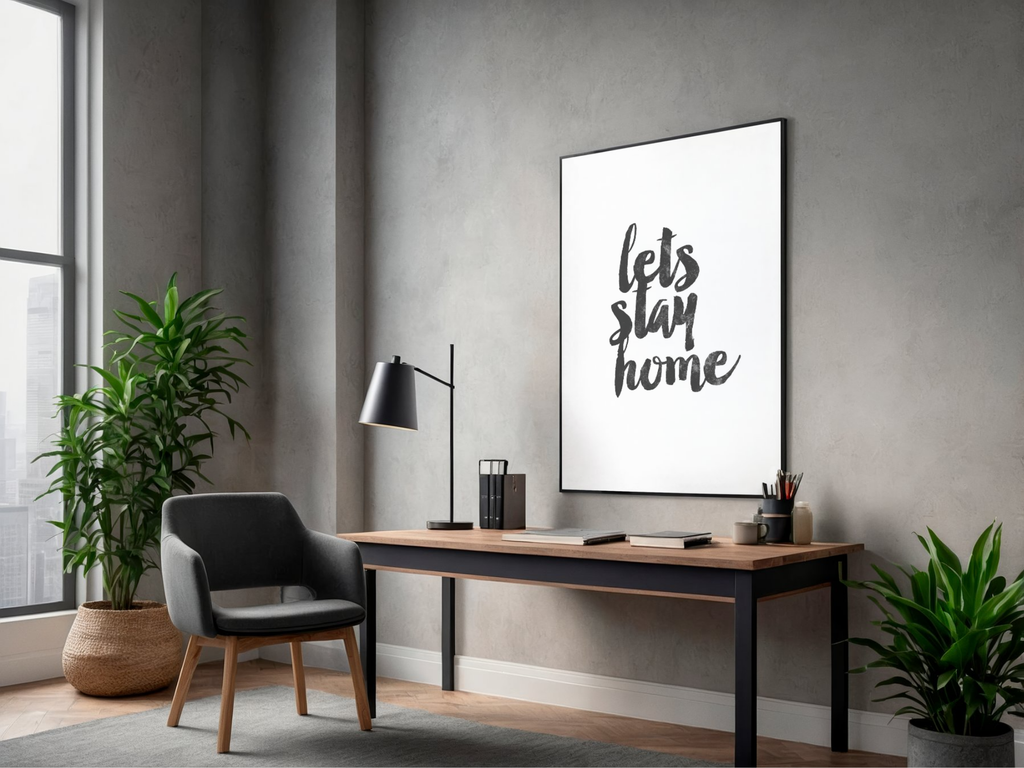 Lámina/Poster decorativa Simple Home